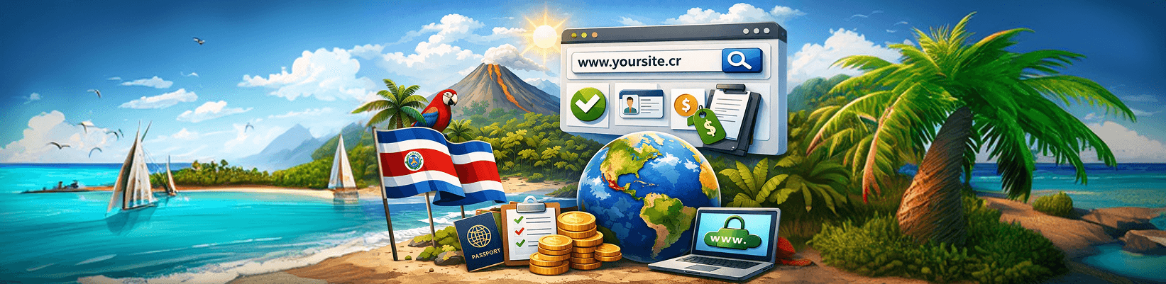 Registro de Nombres de Dominio en Costa Rica: Costos, Proceso y Consejos Locales